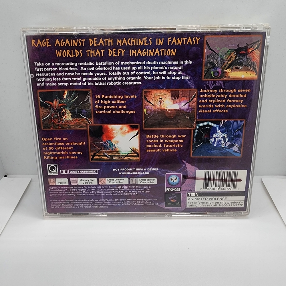 Shadow Master (Sony PlayStation 1, 1997) Tested & CIB - Picture 4 of 13